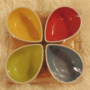 ❣️⭐HP❣️⭐  Belfort Small Ceramic Bowls w/Tray NWOT